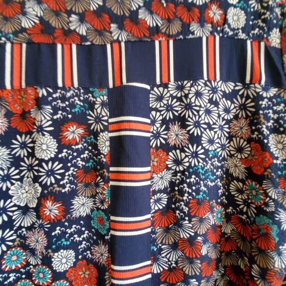 Luna Moon boho duster kimono light cardigan with sleeve with ruffle, Small size - Picture 7 of 9